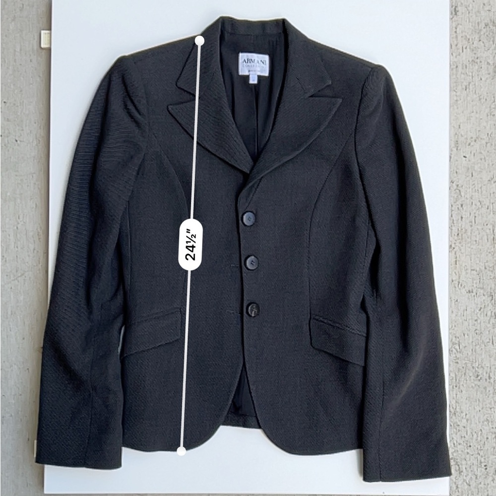 Armani Collezioni Vintage Y2K Fitted Blazer - Office Siren Corpcore Boardroom - Picture 15 of 15